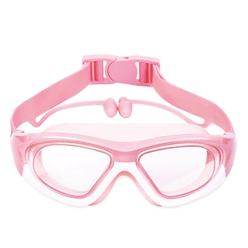 Kids Swimming Goggles UK | Waterproof Anti-Fog Large Frame Swim Glasses