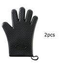 Silicone Oven Mitts – Heat Resistant Non-Slip BBQ & Baking Gloves