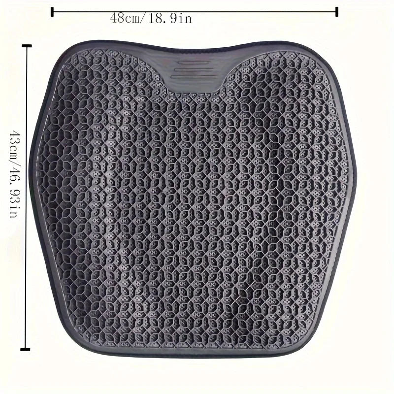 Honeycomb Gel Seat Cushion Ergonomic Breathable Washable Car Office