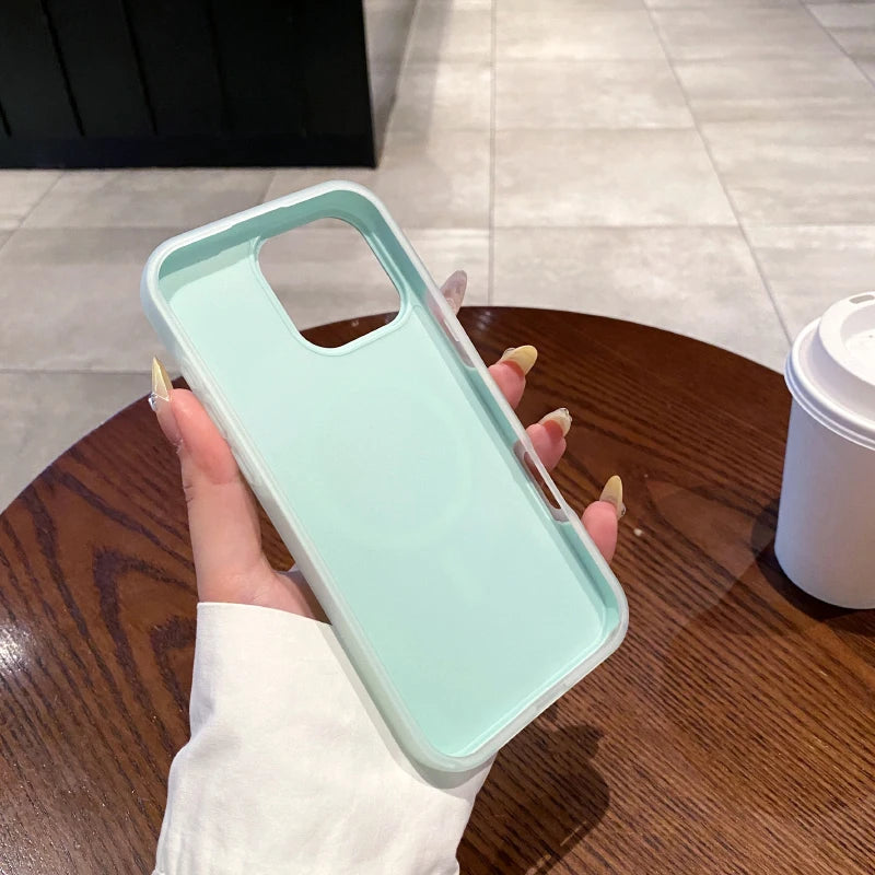 Candy Matte MagSafe Case for iPhone 11 12 13 14 15 16 17 Pro Max
