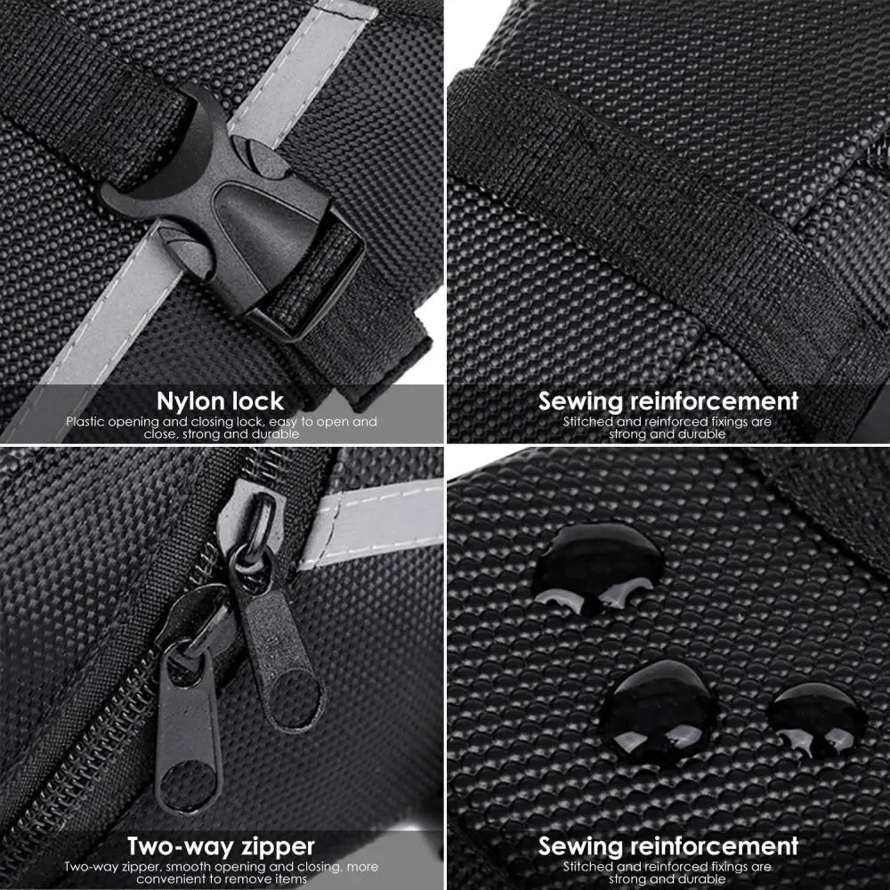 Waterproof Bicycle Saddle Bag MTB Rear Tail Bag for Cycling Storage