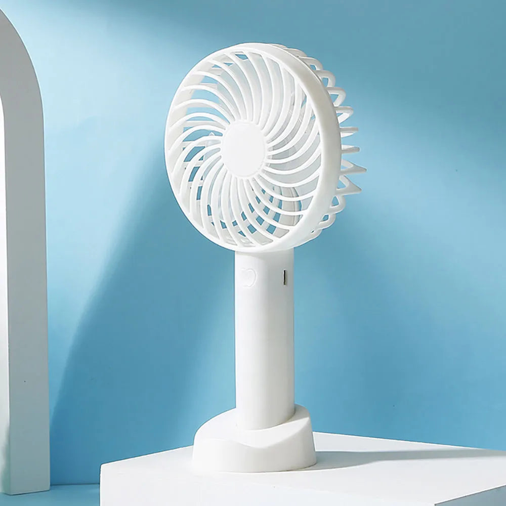 Mini Portable USB Fan UK Rechargeable Handheld Desk Cooler