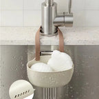 Space Aluminum Sink Drain Rack Faucet Sponge & Soap Organizer