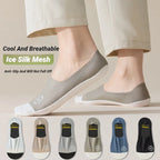 Men Invisible Socks Breathable Mesh Waffle No Show Summer Thin