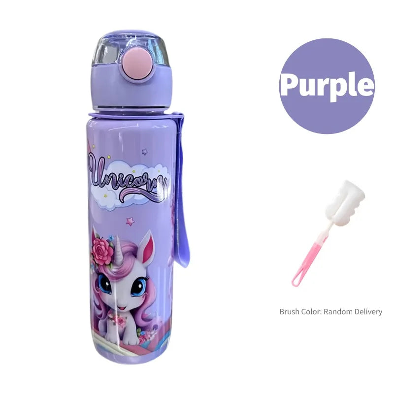 700ml Cartoon Space Water Bottle BPA-Free Kids Cup
