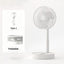 Mini Oscillating Desk Fan Portable Battery Table Fan