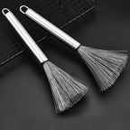 Multi-Functional Cleaning Brush Steel Handle Brush