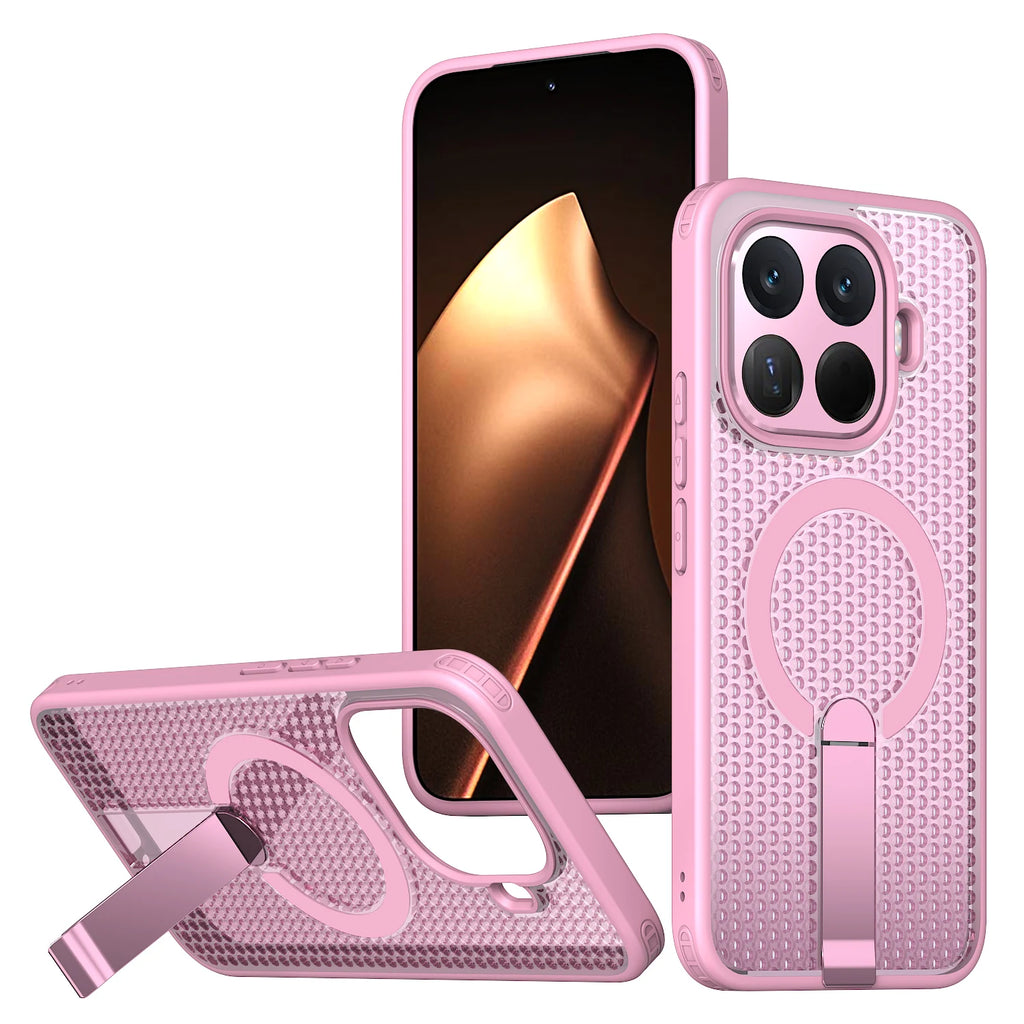 MagSafe Cooling Stand Case for Xiaomi 14T 15T 17T Poco X7 Pro Cover