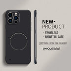 Magnetic Frameless Case for iPhone 15 14 13 12 11 Pro Max