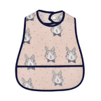 Cartoon EVA Waterproof Baby Bib with Pocket Feeding Apron