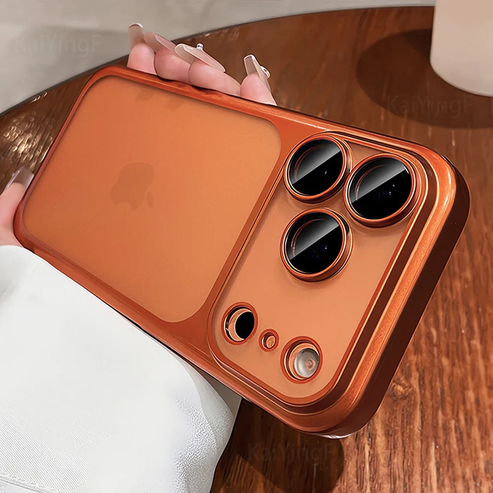 Luxury Soft Matte Case for iPhone 17, 16, 15, 14, 13 Pro Max