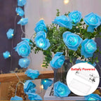 Rose Flower LED Fairy Lights USB String Decoration