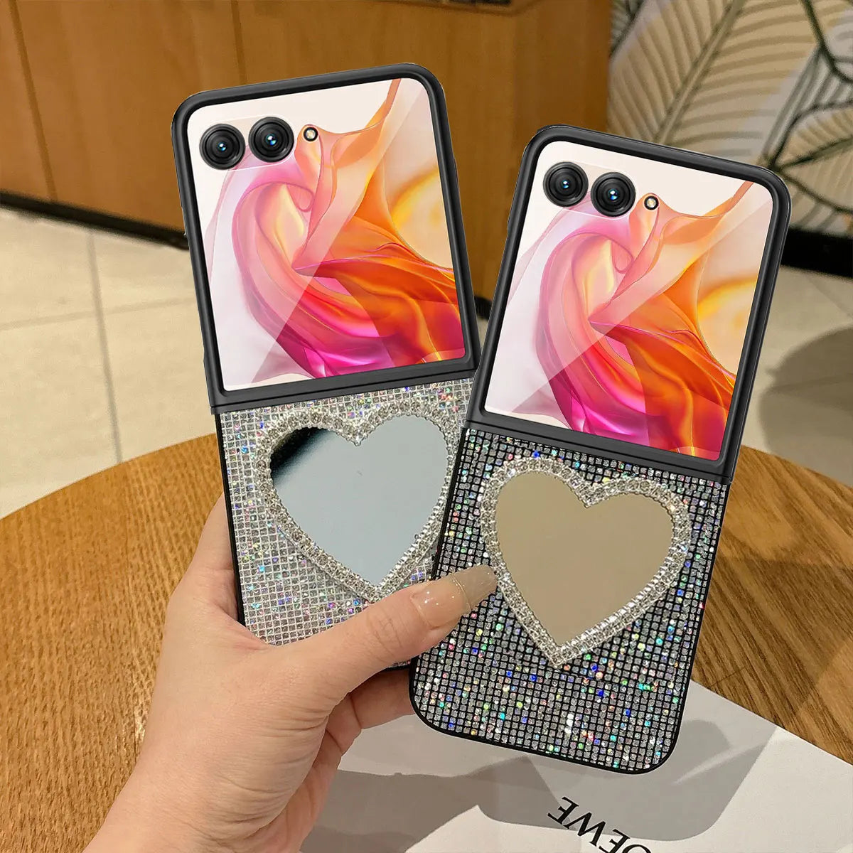 Luxury Glitter Leather Case for Motorola Razr 70 60 50 40 Ultra