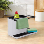 Kitchen Sponge Cloth Holder Sink Caddy Organizer with Drainage