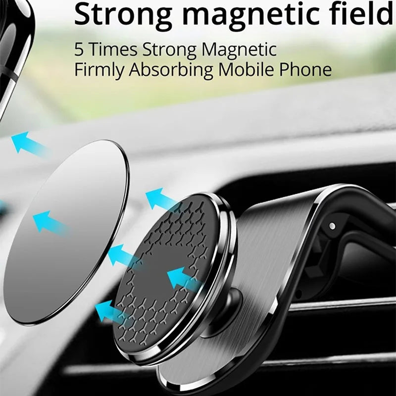 Magnetic Car Phone Holder Stand Air Vent Magnet Car Mount GPS Smartphone Mobile Support In Car Bracket for iPhone Samsung Xiaomi