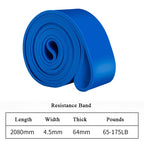 Stackable Heavy Tension TPE Resistance Bands Anti-Snap Home Gym Yoga