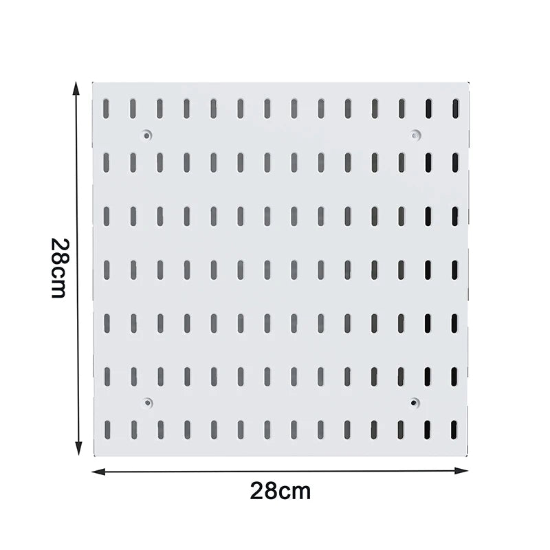 DIY Wall Pegboard Kit Wall Shelf Display Organizer Panel