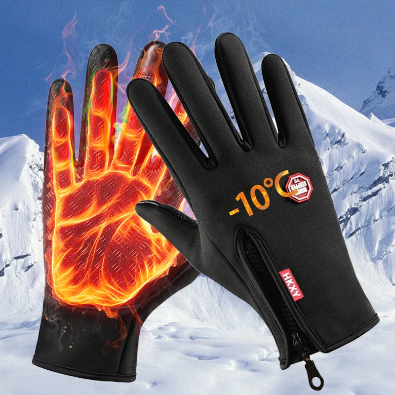 Winter Touchscreen Gloves Windproof Anti-Slip Cycling Driving Gloves