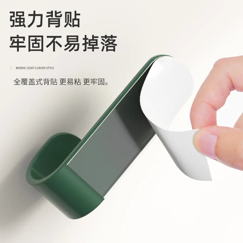 J-Shaped Adhesive Wall Hook No-Drill Coat & Kitchen Hook Secondary image