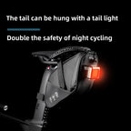 1.5L Waterproof Bicycle Saddle Bag Rear Seat Storage MTB Tool Pouch