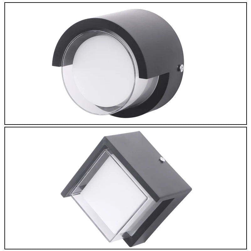 Waterproof 5W LED Wall Light for Garden, Porch & Balcony Decor
