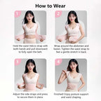 Adjustable Spine Alignment Belt Back Support Waist Trainer Brace