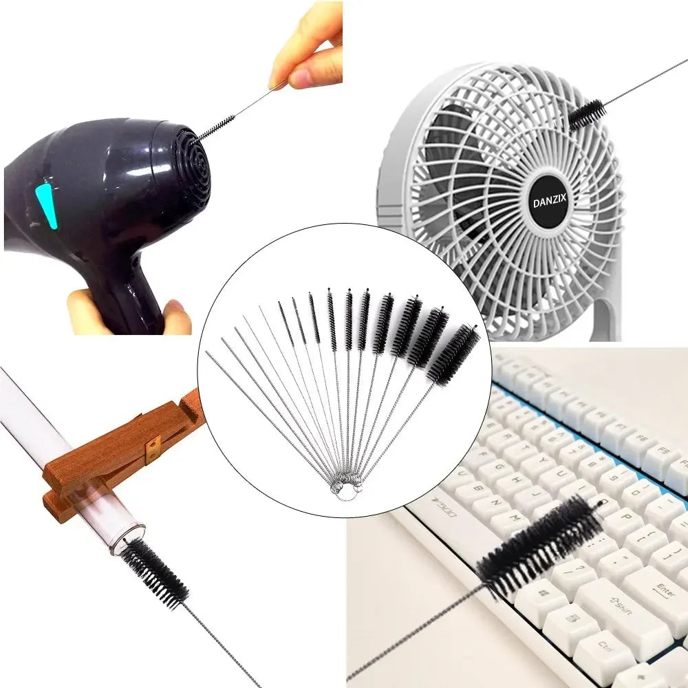 Stainless Steel Cleaning Brush Set Bottle Tube Brush