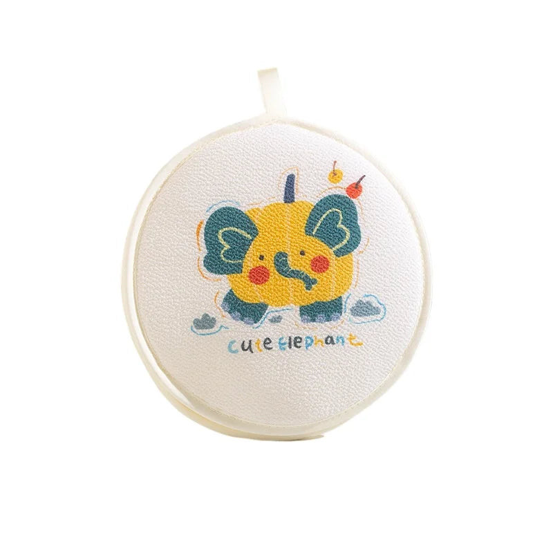 2-in-1 Cartoon Animal Baby Bath Sponge & Body Scrubber Loofah
