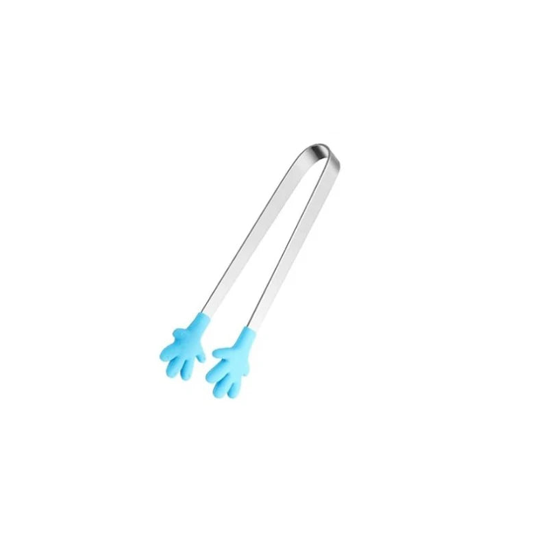 Mini Silicone Tongs UK Kids Food Serving Tongs Set