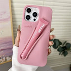 Lemontini Lip Gloss Holder Case for iPhone 17 16 15 14 13 12 Pro Max