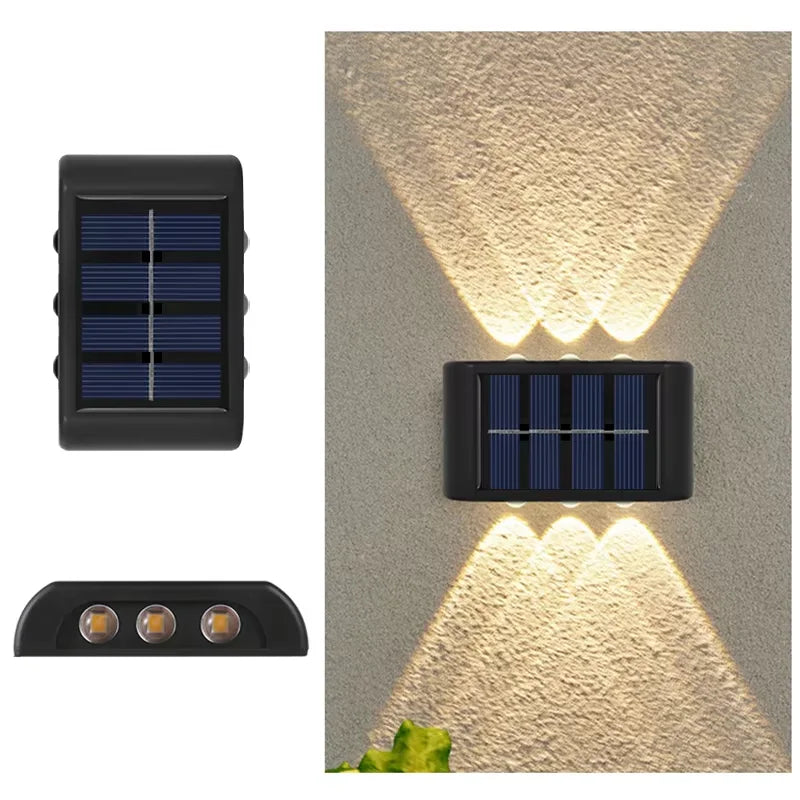 Solar LED Dusk to Dawn Wall Light for Garden & Patio Decor
