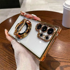 Magnetic Stand Clear Case for Samsung Galaxy S21 S22 S23 S24 S25 S26
