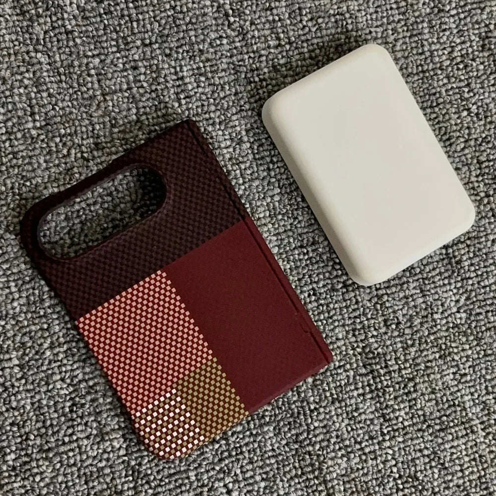 Carbon Fiber iPhone Duo Case | MagSafe Hinge Protection