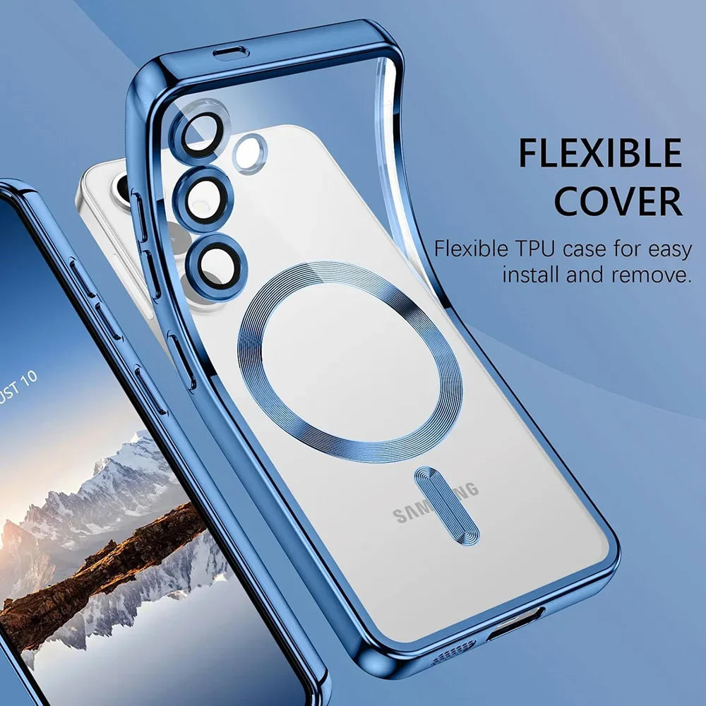 Luxury Magnetic MagSafe Case for Samsung Galaxy S21 S23 S24 S25 S26 Secondary image
