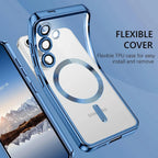 Luxury Magnetic MagSafe Case for Samsung Galaxy S21 S23 S24 S25 S26