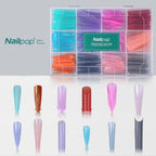 Nailpop Dual Forms Reusable Nail Extension Molds with Scale Design
