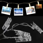 Photo Clip Fairy String Lights Warm LED Garland Lights