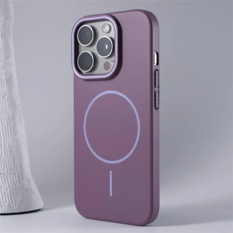 MagSafe Matte Magnetic Case for iPhone 17 Air 16 15 14 13 12 Pro Max
