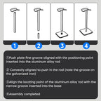 Aluminium Headphone Stand Desktop Headset Holder for Gaming Headphones