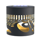 Solar Mandala Fence Light Waterproof LED Wall Light for Garden & Patio