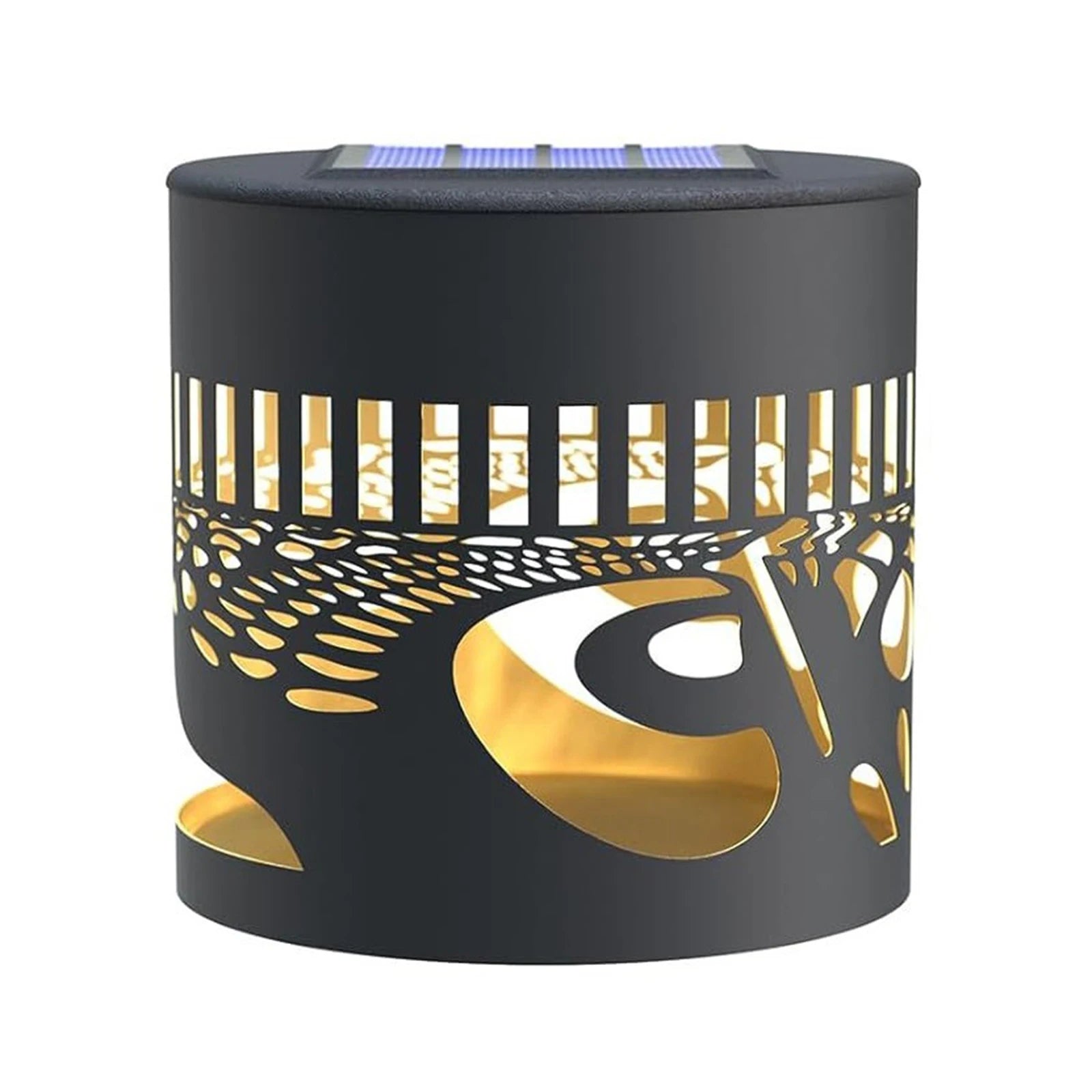 Solar Mandala Fence Light Waterproof LED Wall Light for Garden & Patio