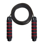 Ball Bearing Speed Jump Rope Foam Handle Tangle-Free Fitness