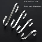 4Pcs Stainless Steel S Hooks Heavy Duty Kitchen Hanging Hooks