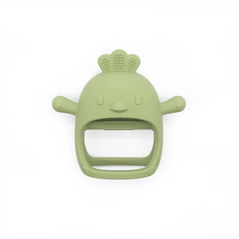 Cartoon Chick Silicone Baby Teether BPA Free Toy