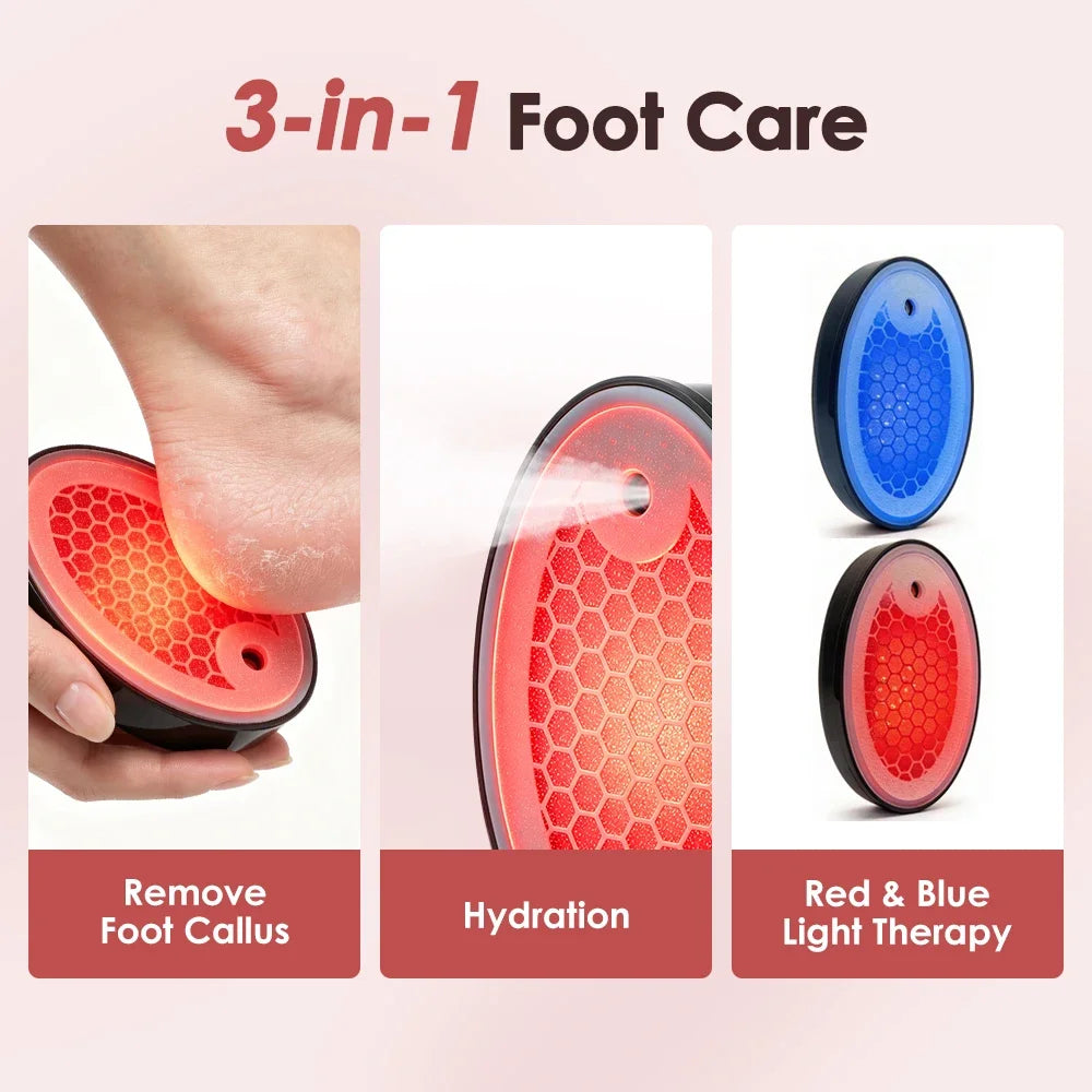 Electric Foot Callus Remover Waterproof Rechargeable Pedicure Tool