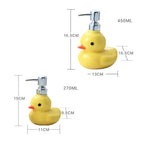 Ceramic Duck Soap Dispenser Cartoon Hand Wash & Shampoo Pump Bottle
