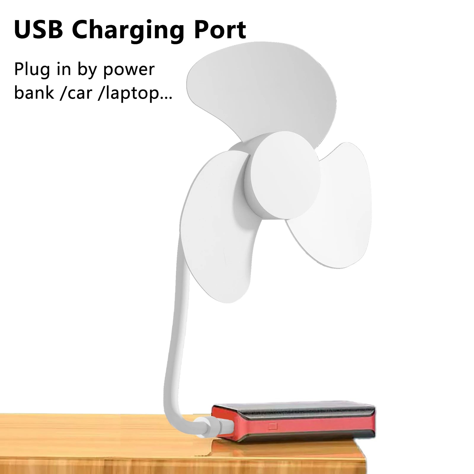 USB Flexible Mini Fan UK Portable Laptop & Power Bank Fan