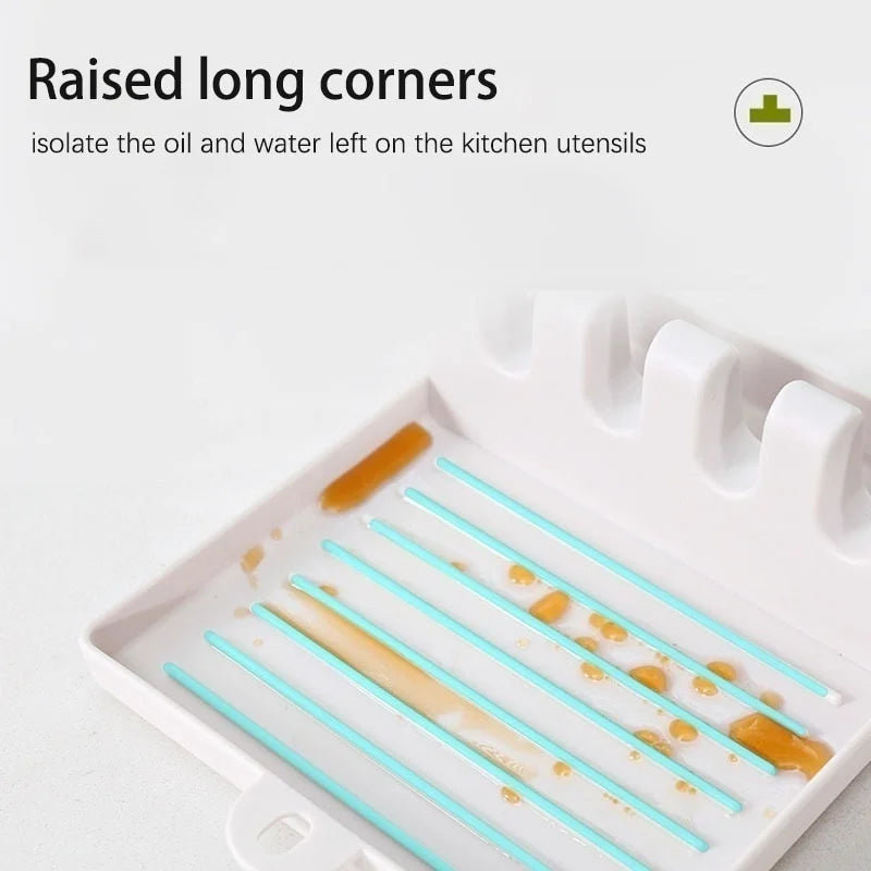 Kitchen Spoon Holder Utensil Organizer Rack