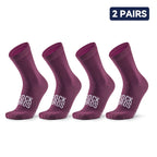 ROCKBROS Cycling Socks Breathable Shock-Absorbing Sports Socks 2 Pairs