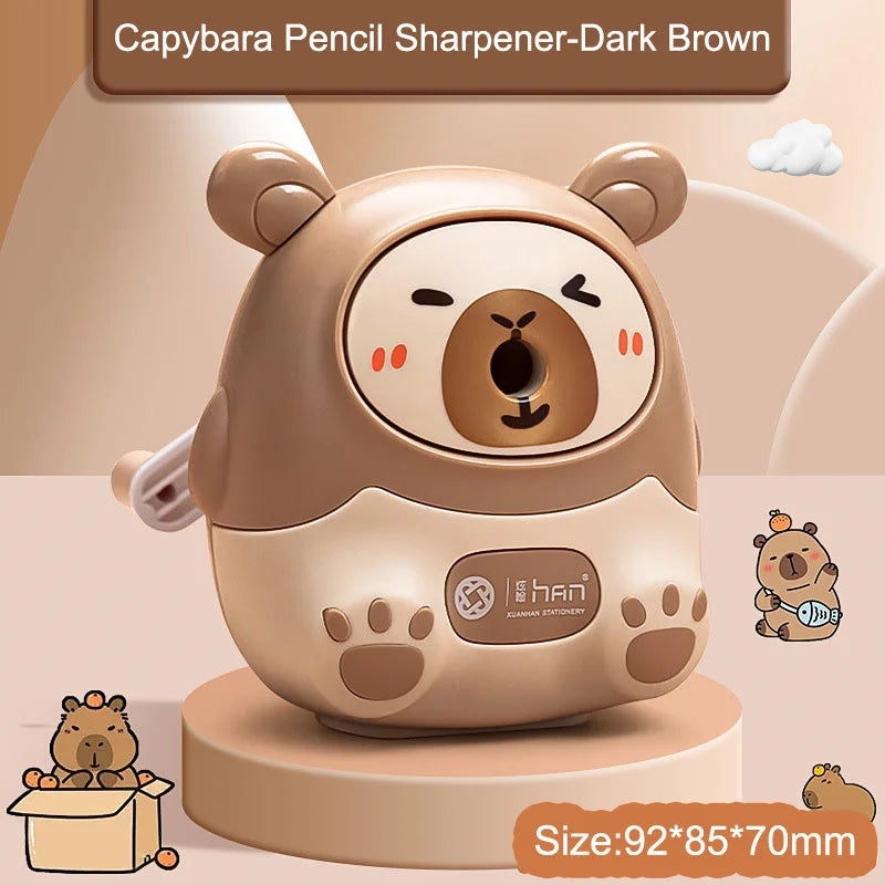 Kawaii Capybara Pencil Sharpener Korean Stationery